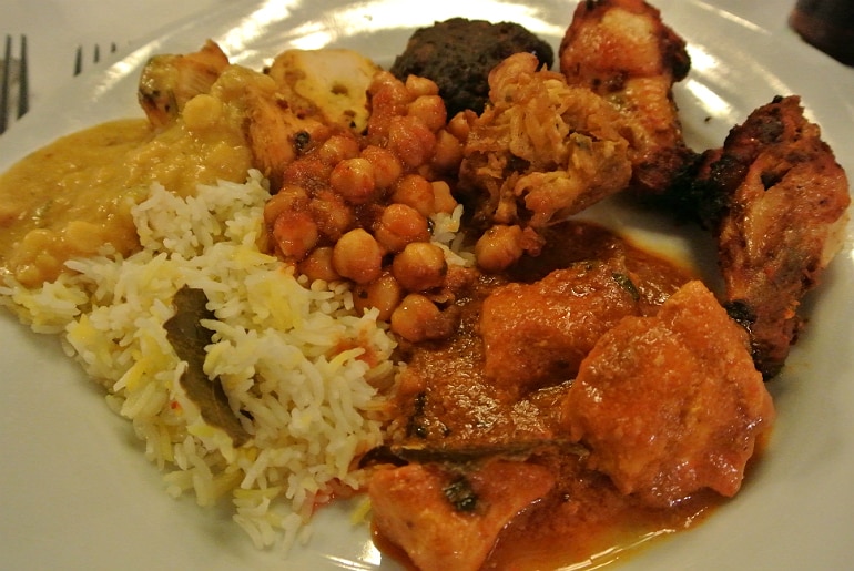 Calcutta Brasserie Stony Stratford Milton Keynes restaurant review Sunday buffet mains