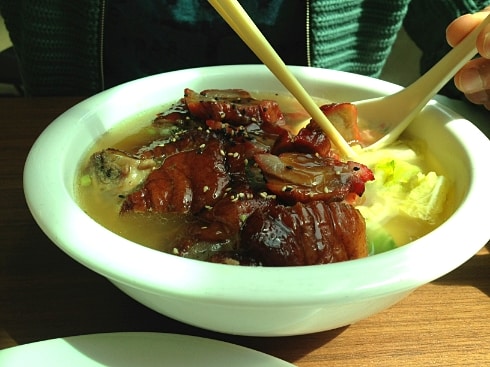 Char Su Pork & duck noodle soup Mii & U Milton Keynes