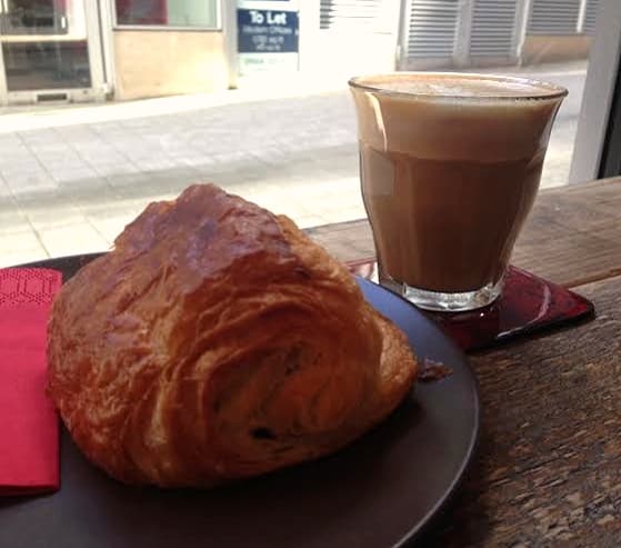 Bogota Coffee The Hub Milton Keynes Review flat white pastry