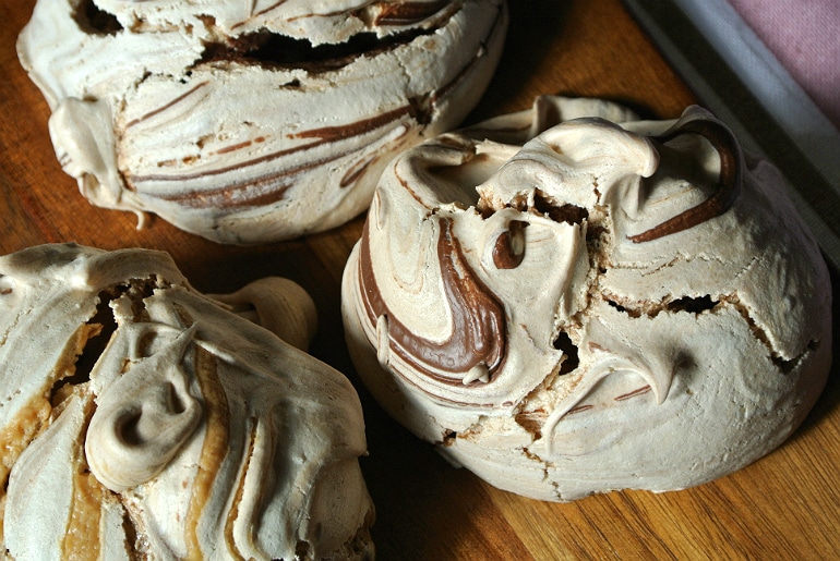 nutella meringue