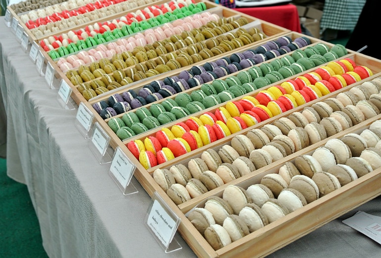 Gather food festival Stowe macaroons