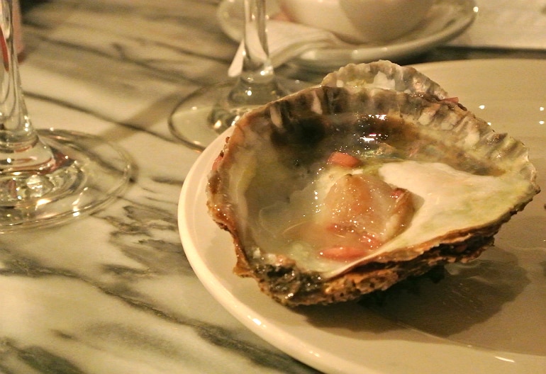 Boulestin London french restaurant review oyster