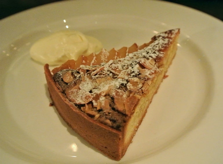 Boulestin London french restaurant review tarte