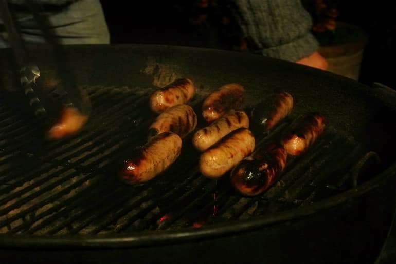 Yum dim sum food blog bonfire night sausages