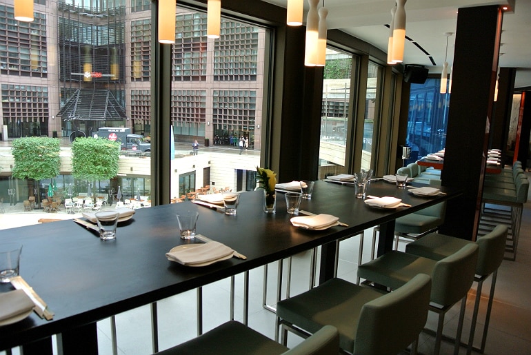 Yauatcha City Broadgate Circle London Review dining